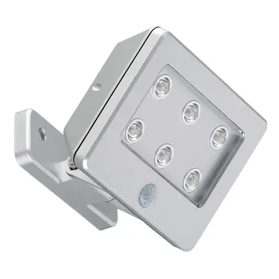 LED venkovní svítidlo s čidlem 12 cm 6x0,06W 7lm titan - BRILONER