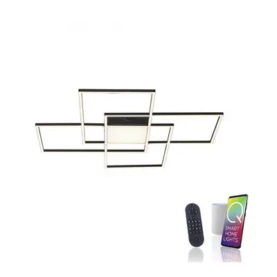 Paul Neuhaus Q-Asmin LED stropní svítidlo Smart Home 80x80 černá ZigBee 2700-5000K - PAUL NEUHAU