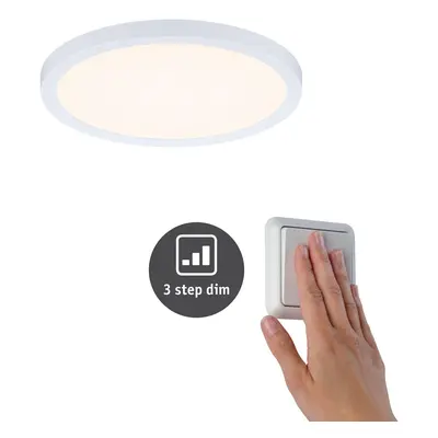 LED vestavné svítidlo Areo VariFit IP44 3-krokové-stmívatelné 175mm 13W 3.000K bílá - PAULMANN