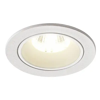 NUMINOS® DL S vnitřní LED zápustné stropní svítidlo bílá/bílá 4000 K 40° včetně listových pružin