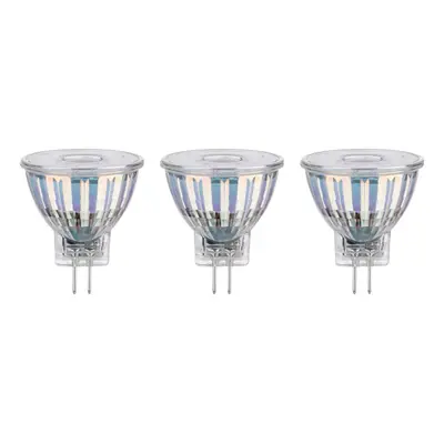 Standard 12V LED reflektor GU4 3x4,2W 2700K stříbrná - PAULMANN