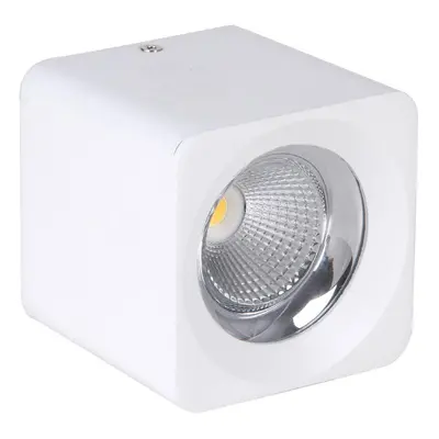 Stropní SVÍTIDLO LED QUBE BÍLÉ 131x131x133mm 25W/230VAC 4000K 2500Lm 45d IP20 - CENTURY