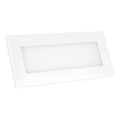 LED NOUZOVÉ SVÍTIDLO CORTES ZAPUŠTĚNÉ s nouzovým modulem 3hod 5W 4000K 280Lm 110d IP65 180x80x47