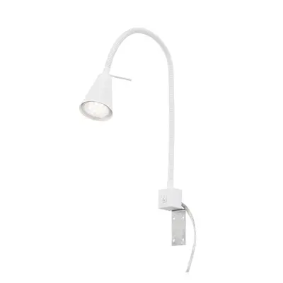 Flexibilní nástěnné svítidlo 40,3 cm 1xGU10 5W 400lm bílé - BRILONER