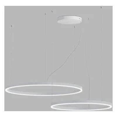 LED2 Závěsné svítidlo CIRCLE SET 2 P-Z, W TRIAC DIM 104W 3000K/4000K bílá - LED2 Lighting