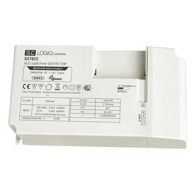 SLC LogiQ LED Driver CV 24VDC 75W 2CH - TLG