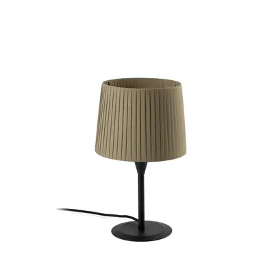 SAMBA černá/skládaná zelená mini stolní lampa - FARO