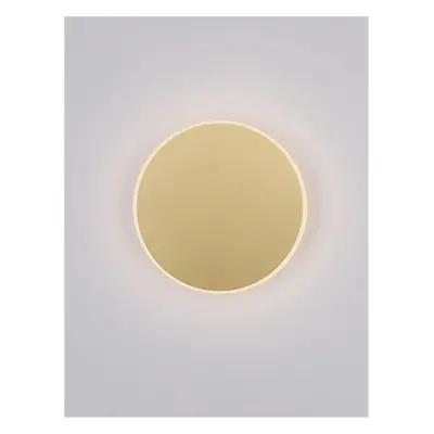 Nástěnné svítidlo CYRCLE matný zlatý hliník a akryl LED 20.5W 230V 3000K IP20 - NOVA LUCE