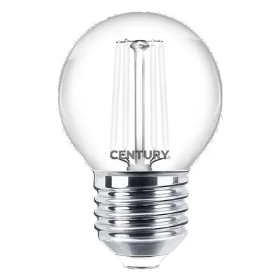 LED FILAMENT SPHERE INCANTO WHITE 4,5W E27 2700K 360d - CENTURY