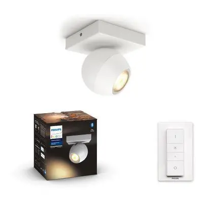 Hue White Ambiance Bodové svítidlo Philips Buckram BT 50471/31/P6 LED GU10 1x5W 350lm 2200-6500K