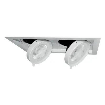 SVÍTIDLO LED REGIA ZAPUŠTĚNÉ VÝKLOPNÉ 2 MODULY 335 mm 30W 3000K Ra95 2460Lm 38d DIMM IP20 - CEN