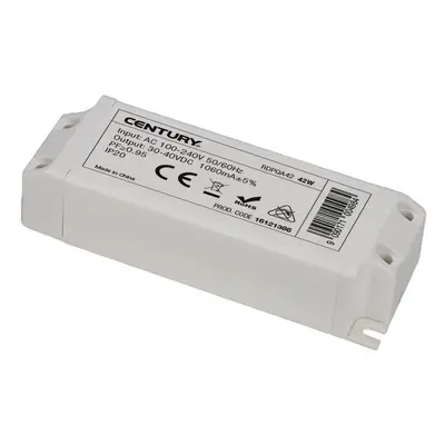 LED DRIVER náhradní na 42W IP20 100-240VAC. - CENTURY