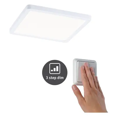 LED vestavné svítidlo Areo VariFit IP44 3-krokové-stmívatelné 175x175mm 13W 4.000K bílá - PAULMA