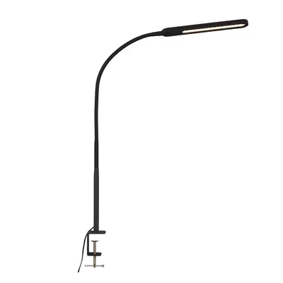 LED CCT dotykový vypínač svítidlo se svorkou 110 cm 8W 600lm černá - BRILO