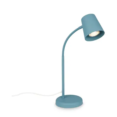 Stolní lampa, 38,5 cm, 1x GU10, max. 9W, tyrkysová - BRILO