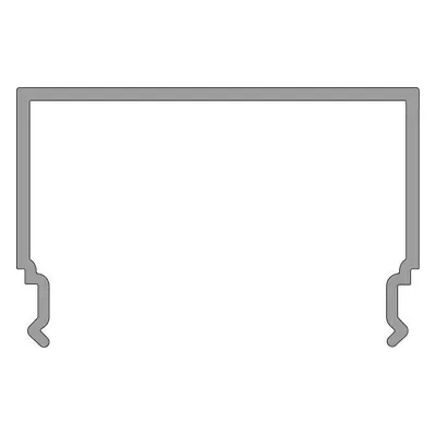 Deko-Light profil kryt, PLANO MS kryt opál 2500 mm - LIGHT IMPRESSIONS