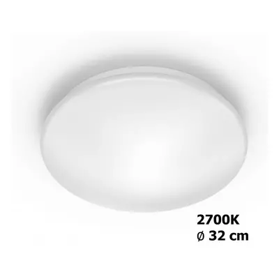 Moire SVÍTIDLO STROPNÍ LED 17W 1700lm 2700K, bílá - PHILIPS (915005778801)