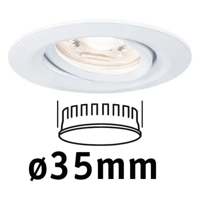 LED vestavné svítidlo Nova mini výklopné 1x4W 2.700K bílá mat 230V - PAULMANN