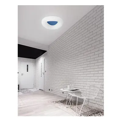 Stropní svítidlo CIA modrý hliník a akryl LED 38W 230V 3000K IP20 stmívatelné - NOVA LUCE