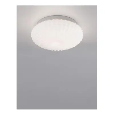 Stropní svítidlo CLAM bílé sklo bílý kov E27 2x12W 230V IP44 bez žárovky - NOVA LUCE