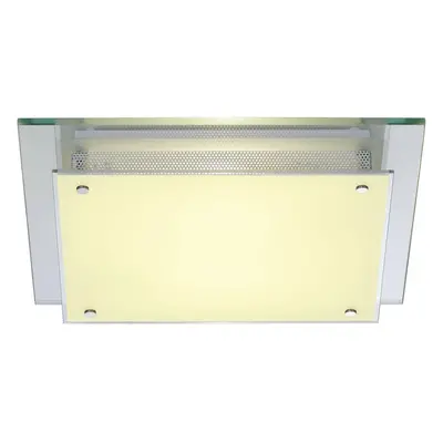 Stropní svítidlo GLASSA E27 stropní čtvercová 230V E27 2x60W - BIG WHITE (SLV)