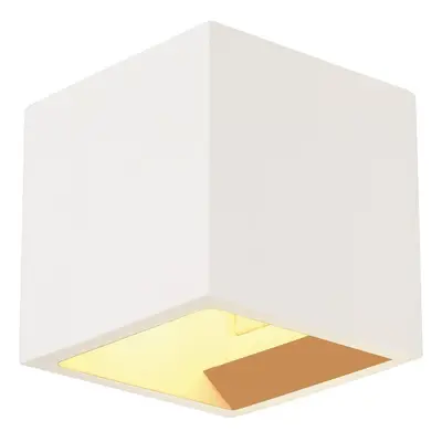 PLASTRA CUBE sádrová 230V G9 42W - BIG WHITE (SLV)