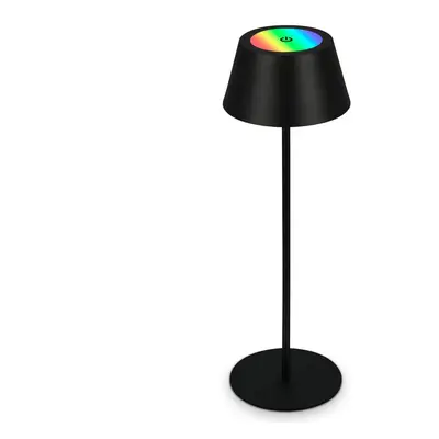 LED RGB nabíjecí stolní lampa 38 cm 2,6W 200lm černá - BRILO