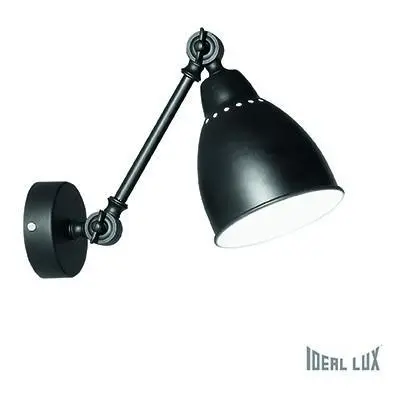 Nástěnná lampa Ideal Lux Newton AP1 nero 027852 - IDEALLUX