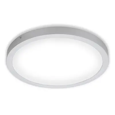 LED stropní svítidlo, pr. 40,5 , 24,5 W, matný chrom - BRILONER