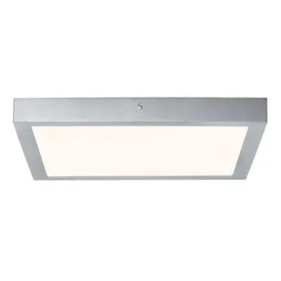 Stropní svítidlo Lunar LED Panel 22W matný chrom, hliník - PAULMANN