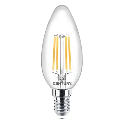 FILAMENT LED INCANTO CANDELA CHIARA 6W E14 2700K DIM - CENTURY