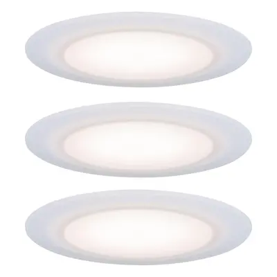 Premium vestavná svítidla sada LED stmívatelné 2700K 3x6,5W 230 V saténové 999.40 - PAULMANN