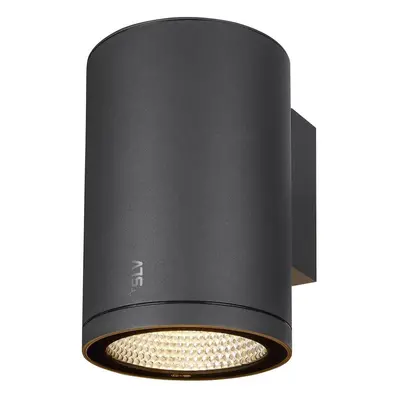 ENOLA ROUND L single Outdoor, nástěnné LED svítidlo, antracitové, CCT 3000/4000K - BIG WHITE (SL