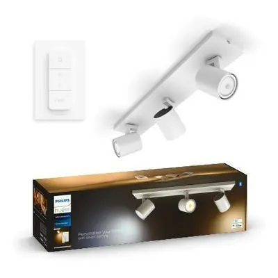 Hue White Ambiance Bodové svítidlo Philips Runner BT 8719514338388 LED GU10 3x5W 3x350lm 2200-65