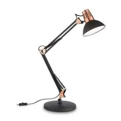 Stolní lampa Ideal Lux Wally TL1 nero 061191 E27 1x42W - IDEALLUX