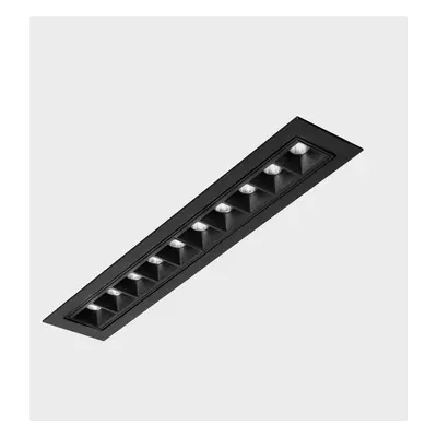 513013RBB34 NSES TILT zapuštěné svítidlo s rámečkem 300x58 mm černá 20 W CRI 90 2700K Non-Dimm