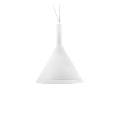 Závěsné svítidlo Ideal Lux Cocktail SP1 big bianco 074313 bílé 35cm - IDEALLUX