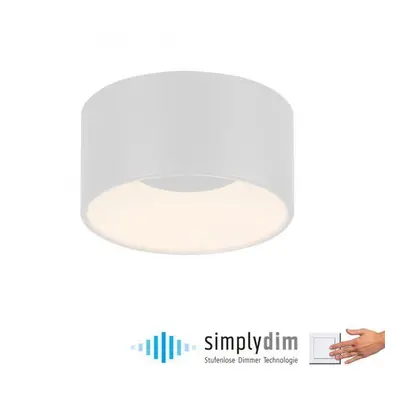 TANIKA LED stropní svítidlo bílé průměr 16cm stmívatelné SimplyDim 3000K - JUST LIGHT