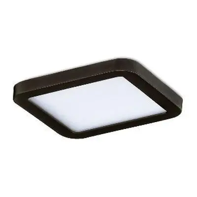 LED Stropní zápustné bodové svítidlo Azzardo Slim 9 Square 3000K IP44 black AZ2833 6W 500lm 3000