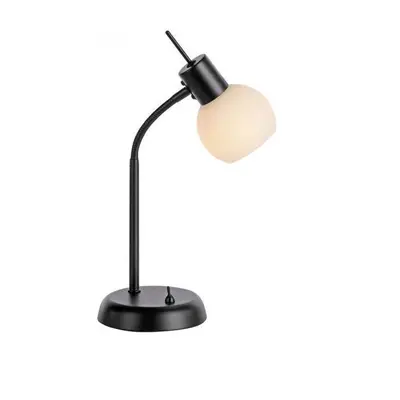 LOKI LED stolní lampa černá vypínač flexibilní nastavitelné 3000K - JUST LIGHT