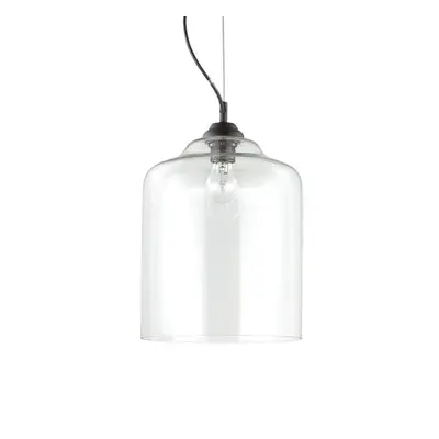 Závěsné svítidlo Ideal Lux Bistro' SP1 square transparente 112305 čiré 24cm - IDEALLUX