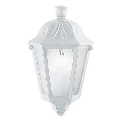 Venkovní nástěnné svítidlo Ideal Lux Anna AP1 small bianco 120430 bílé IP44 - IDEALLUX