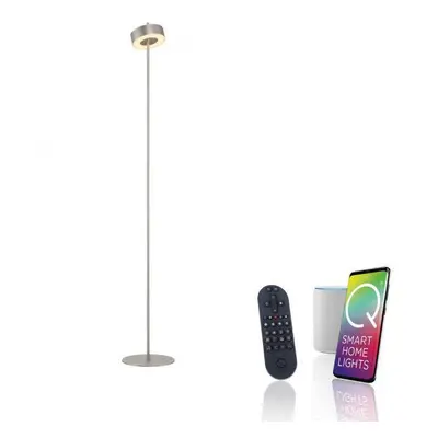 LED stojací svítidlo Q-ROTATE hliník Smarthome s aplikací ZigBee 2700-5000K - PAUL NEUHAUS