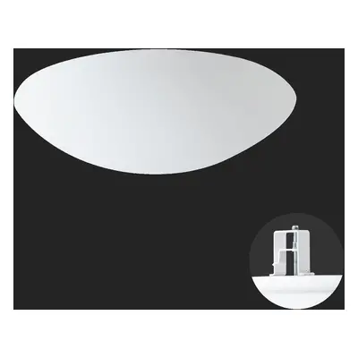 AURA V11 stropní/nástěnné skleněné polovestavné svítidlo bílá IP44 2700-6500 K 29W LED - OSMONT