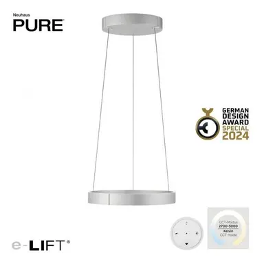 LED závěsné svítidlo PURE E-Clipse hliník elektrické 2700-5000K - PAUL NEUHAUS