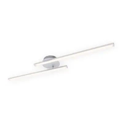 LED stropní svítidlo 78,2 cm 2x18W 1400lm hliník - BRILONER