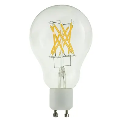 LED A60 Crossed Filament LED-Leuchtmittel, GU10, PHASE, 6,5W, 2700K - BIG WHITE (SLV)