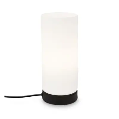 Stolní lampa, 25 cm, max. 25 W, černá - BRILO