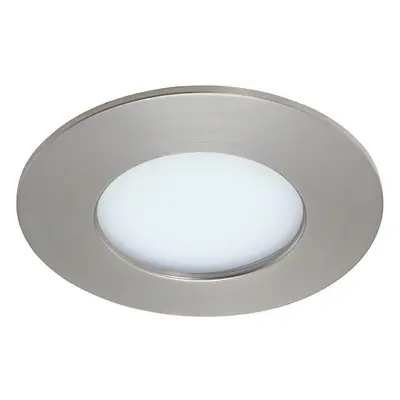 LED vestavné svítidlo, pr. 8,5 cm, 5 W, matný nikl - BRILONER