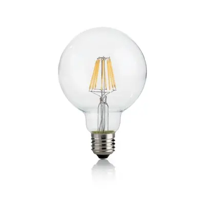 LED Žárovka Ideal Lux Classic E27 8W 153971 4000K globo - IDEALLUX